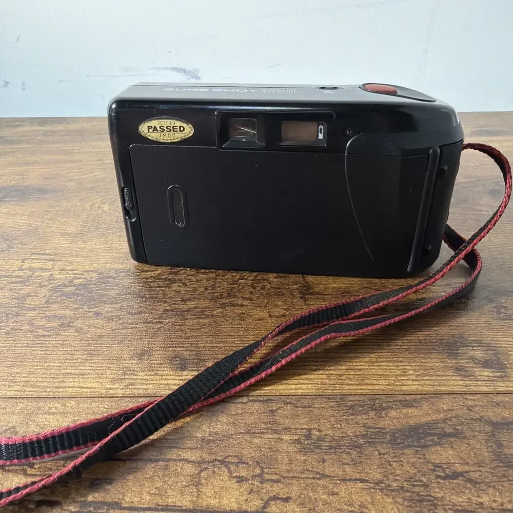 CANON Auto Boy 3 Sure Shot SUPREME 35mm Film Point Shoot Camera WORKS Plus Case